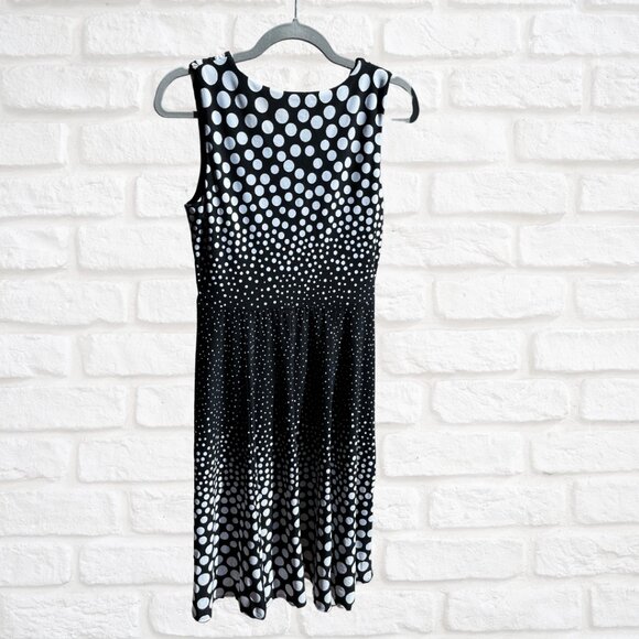 Perceptions New York - Polka Dot Dress - Black & White - Size 8 - Picture 2 of 4